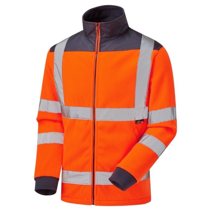 HI-VIS FLEECE 2 TONE ORANGE - Large